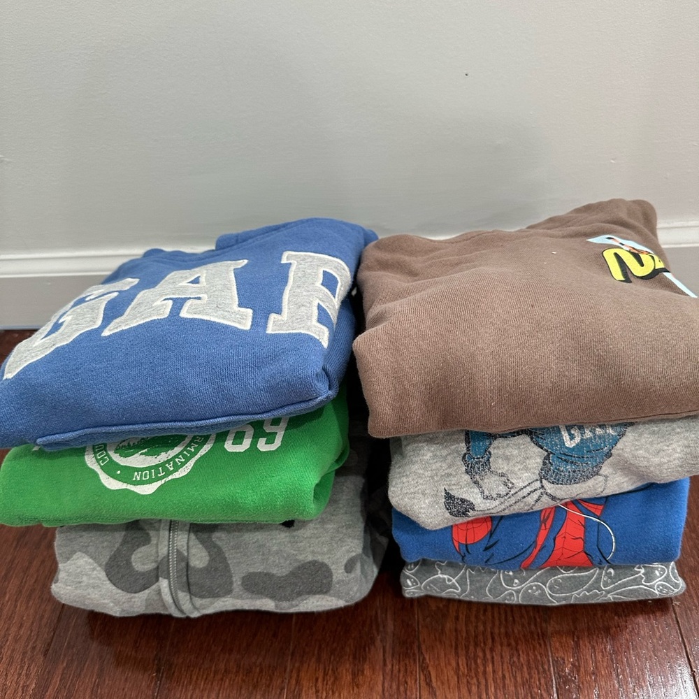 Assorted Boys 5T Hoodie Sweatshirt Bundle